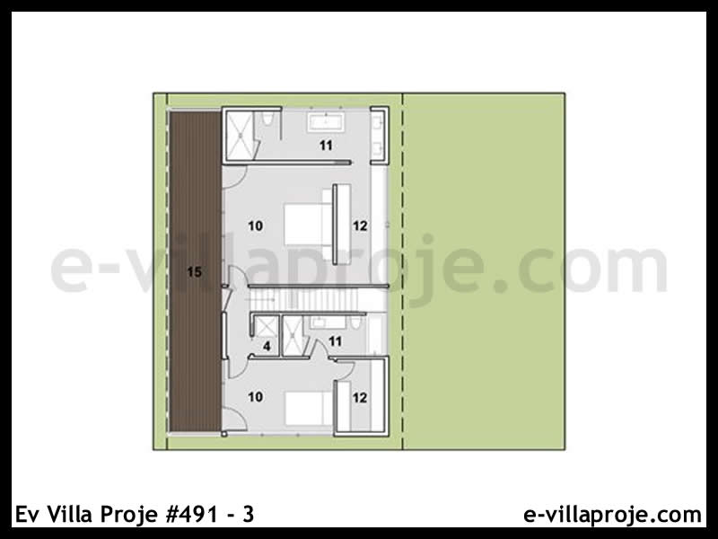 Gazbeton Çelik Ev 260 m² Dubleks (5+1) - Görsel 3