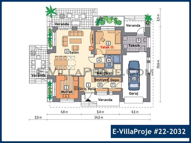 Gazbeton Çelik Ev 263 m² Dubleks (5+1) - Görsel 2