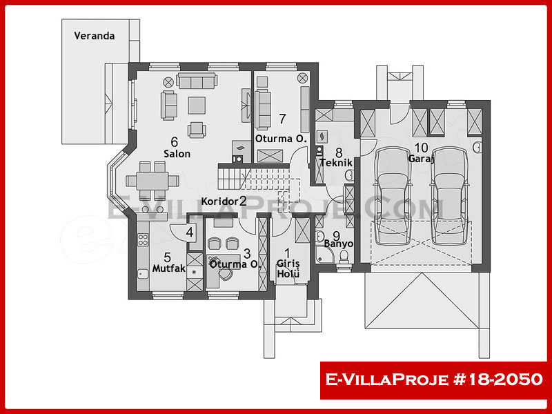 Gazbeton Çelik Ev 263 m² Dubleks (5+1) - Görsel 2