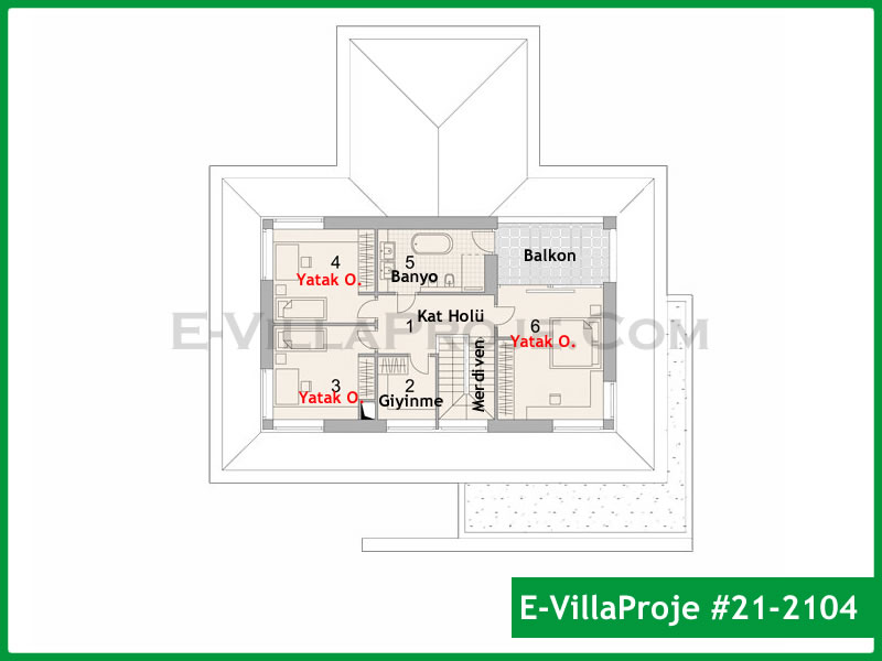 Gazbeton Çelik Ev 264 m² Dubleks (5+1) - Görsel 3