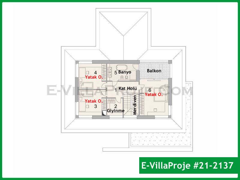 Gazbeton Çelik Ev 264 m² Dubleks (5+1) - Görsel 3