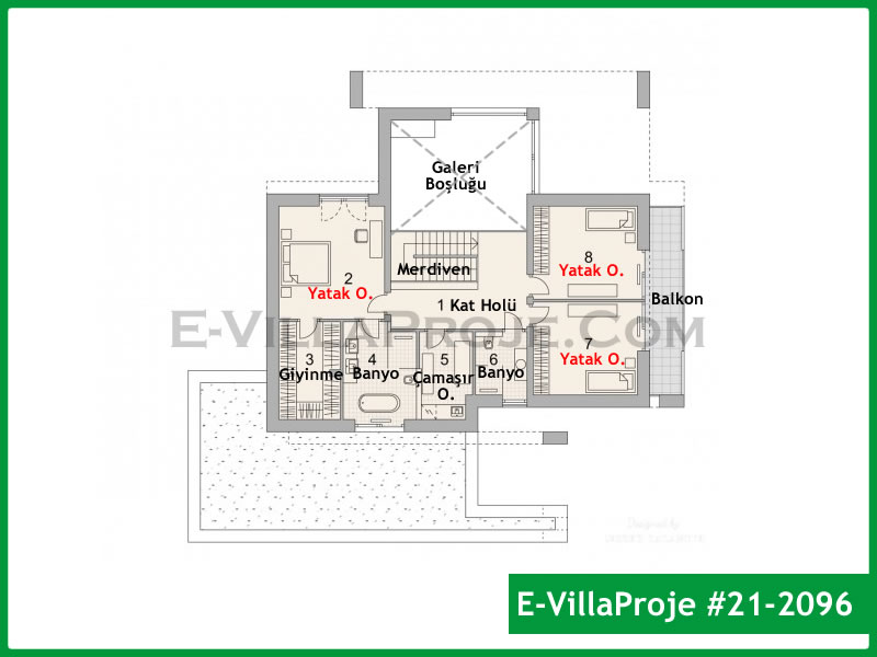 Gazbeton Çelik Ev 265 m² Dubleks (5+1) - Görsel 3