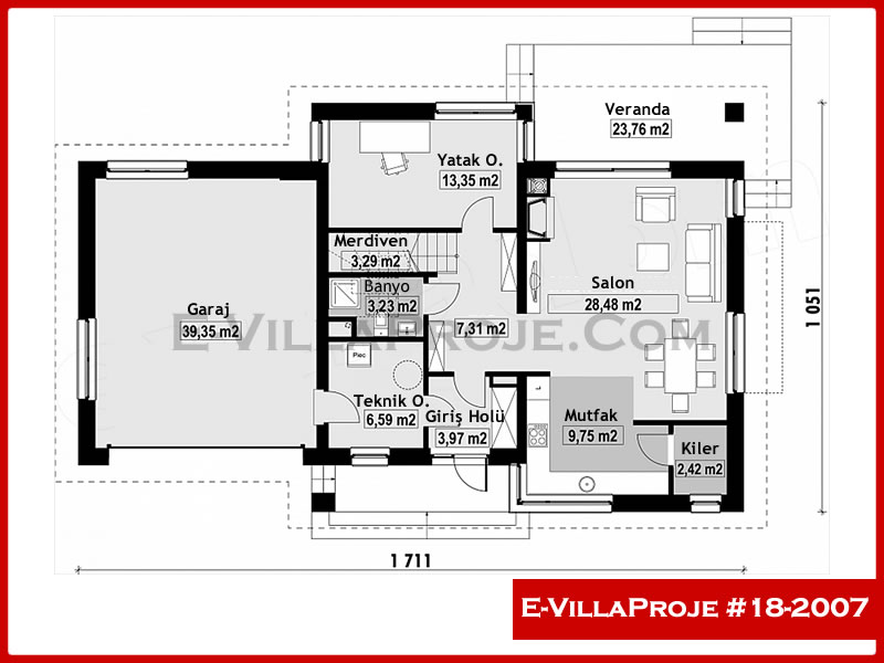 Gazbeton Çelik Ev 266 m² Dubleks (5+1) - Görsel 2