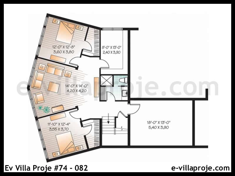 Gazbeton Çelik Ev 267 m² Dubleks (5+1) - Görsel 4