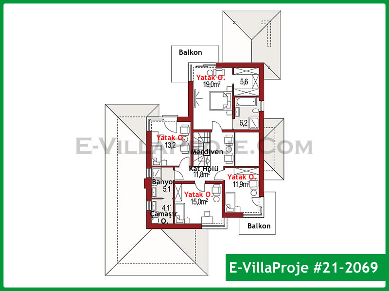 Gazbeton Çelik Ev 270 m² Dubleks (5+1) - Görsel 3
