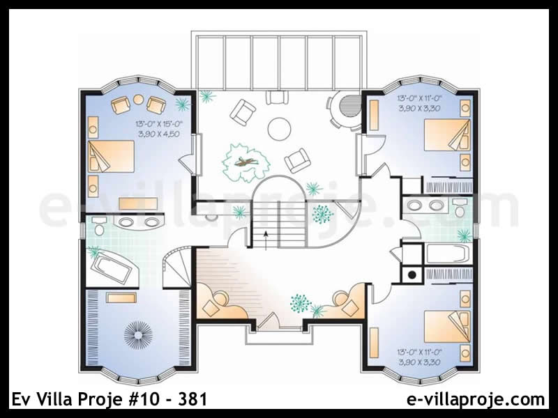Gazbeton Çelik Ev 271 m² Dubleks (5+1) - Görsel 3