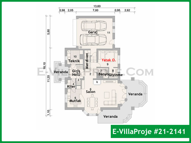 Gazbeton Çelik Ev 274 m² Dubleks (5+1) - Görsel 2