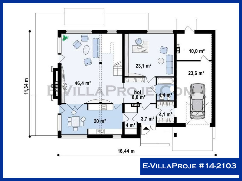 Gazbeton Çelik Ev 275 m² Dubleks (5+1) - Görsel 2