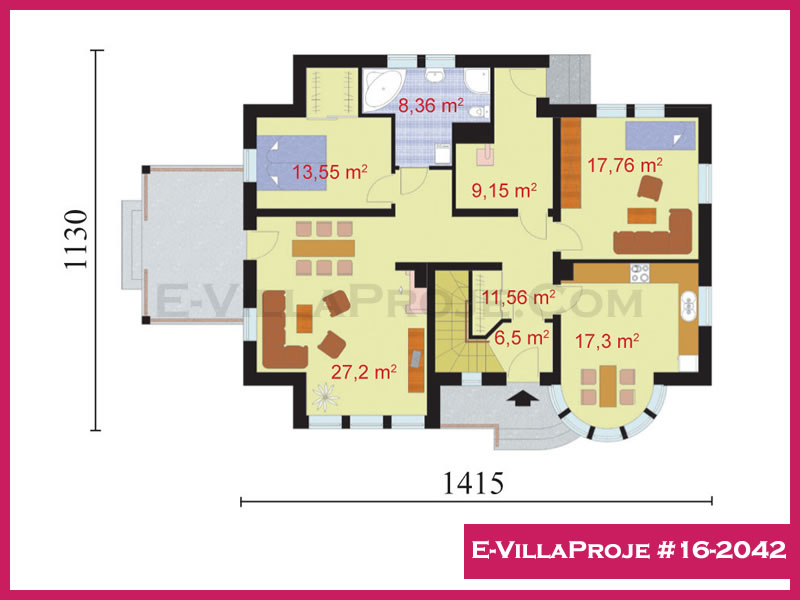 Gazbeton Çelik Ev 277 m² Dubleks (5+1) - Görsel 2