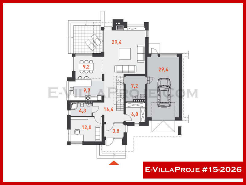 Gazbeton Çelik Ev 278 m² Dubleks (5+1) - Görsel 2