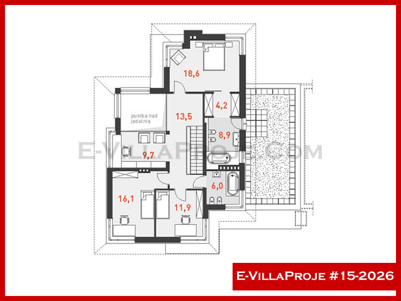 Gazbeton Çelik Ev 278 m² Dubleks (5+1) - Görsel 3