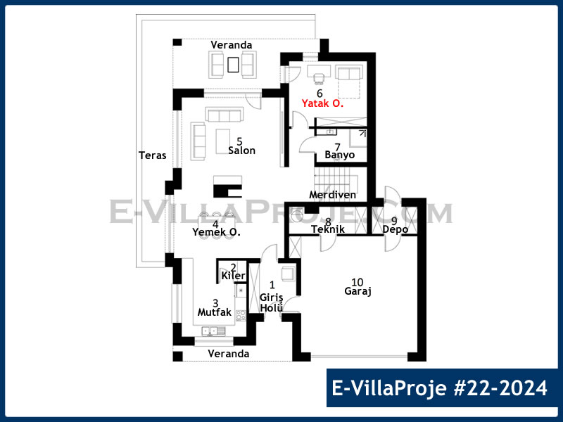 Gazbeton Çelik Ev 280 m² Dubleks (5+1) - Görsel 2