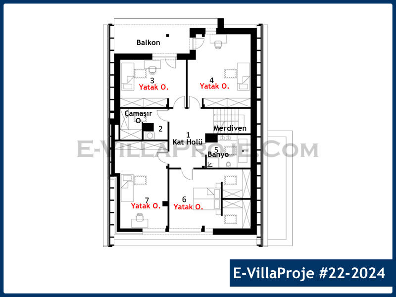 Gazbeton Çelik Ev 280 m² Dubleks (5+1) - Görsel 3