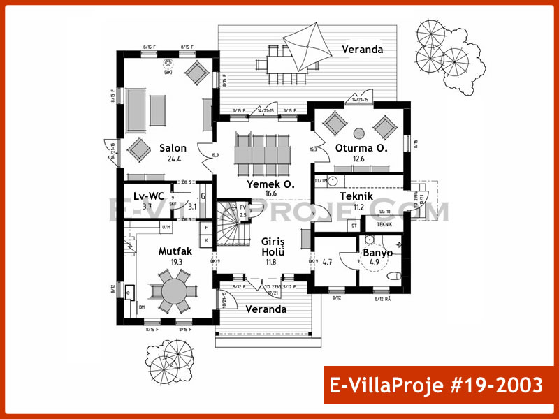 Gazbeton Çelik Ev 280 m² Dubleks (5+1) - Görsel 2