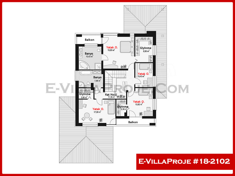 Gazbeton Çelik Ev 280 m² Dubleks (5+1) - Görsel 3