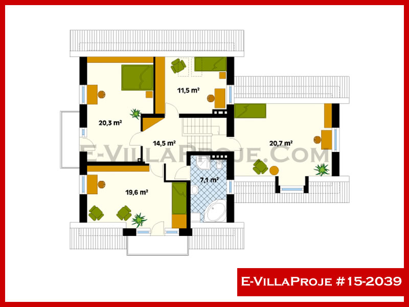 Gazbeton Çelik Ev 280 m² Dubleks (5+1) - Görsel 3