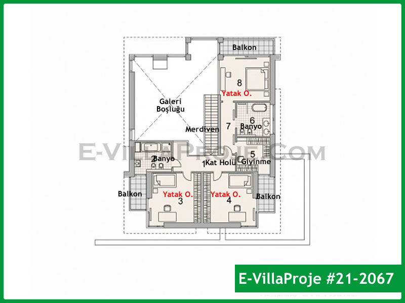 Gazbeton Çelik Ev 284 m² Dubleks (5+1) - Görsel 3