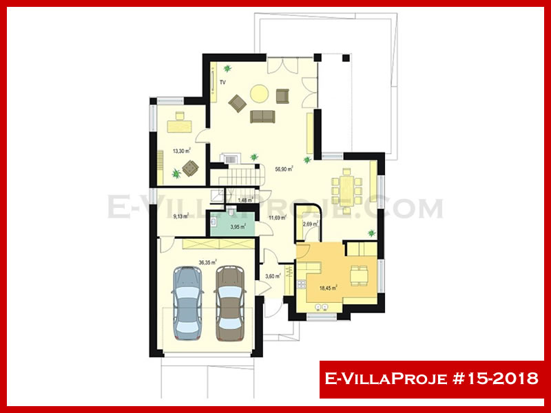 Gazbeton Çelik Ev 284 m² Dubleks (5+1) - Görsel 2