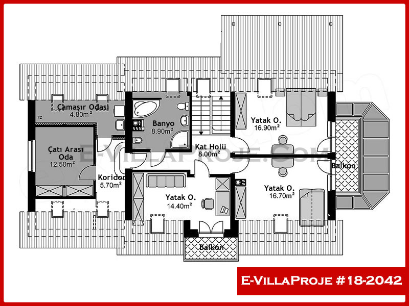 Gazbeton Çelik Ev 285 m² Dubleks (5+1) - Görsel 3