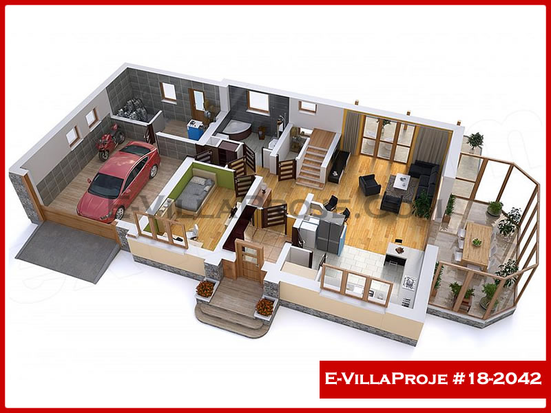 Gazbeton Çelik Ev 285 m² Dubleks (5+1) - Görsel 8