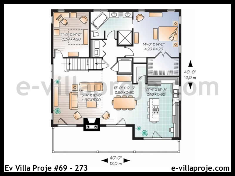 Gazbeton Çelik Ev 285 m² Dubleks (5+1) - Görsel 2