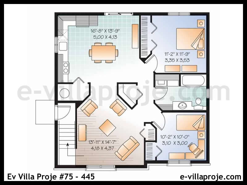 Gazbeton Çelik Ev 286 m² Dubleks (5+1) - Görsel 4