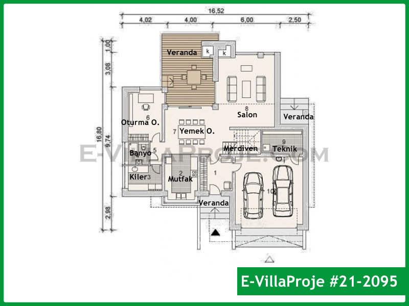 Gazbeton Çelik Ev 287 m² Dubleks (5+1) - Görsel 2