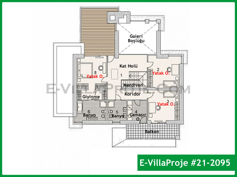 Gazbeton Çelik Ev 287 m² Dubleks (5+1) - Görsel 3