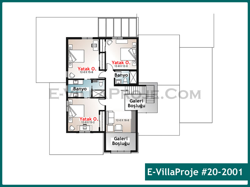 Gazbeton Çelik Ev 287 m² Dubleks (5+1) - Görsel 3