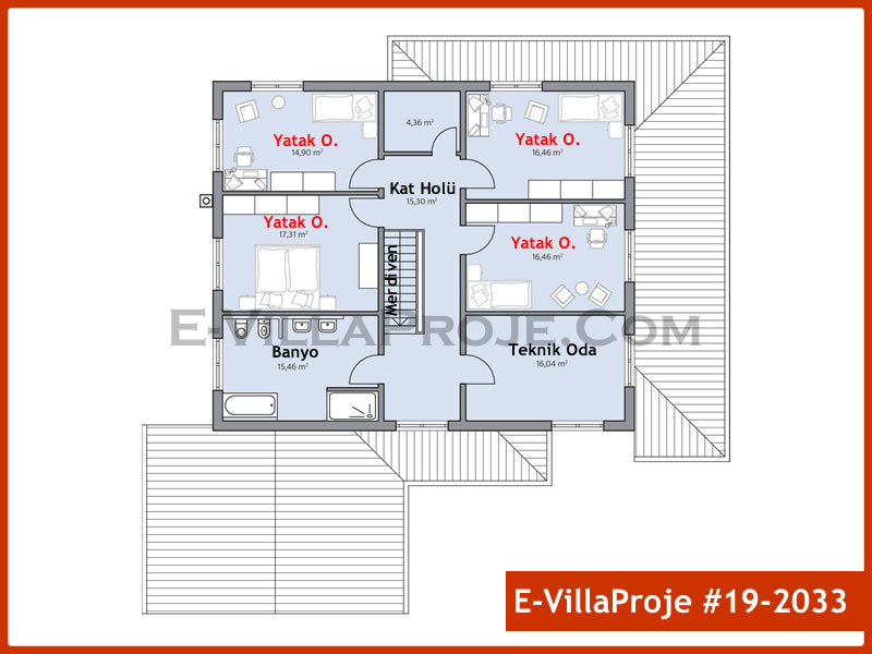 Gazbeton Çelik Ev 287 m² Dubleks (5+1) - Görsel 3