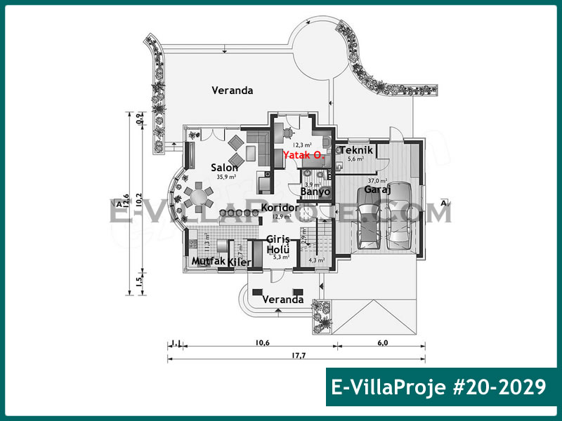 Gazbeton Çelik Ev 290 m² Dubleks (5+1) - Görsel 2