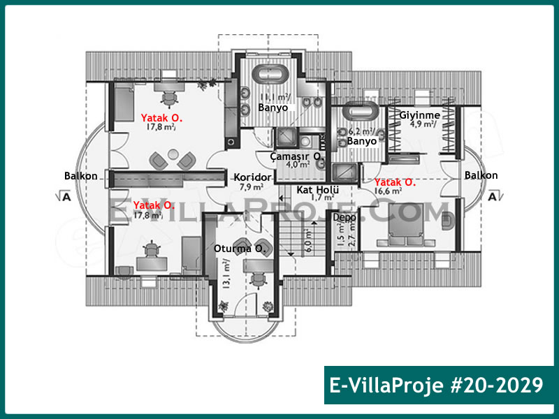 Gazbeton Çelik Ev 290 m² Dubleks (5+1) - Görsel 3