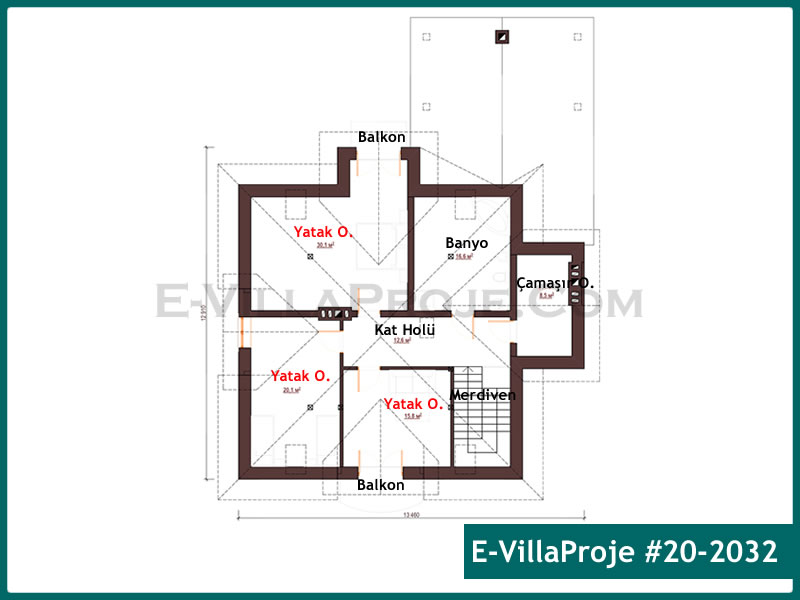 Gazbeton Çelik Ev 292 m² Dubleks (5+1) - Görsel 3