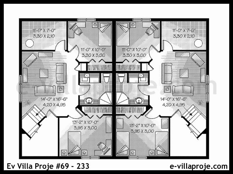 Gazbeton Çelik Ev 295 m² Dubleks (5+1) - Görsel 3
