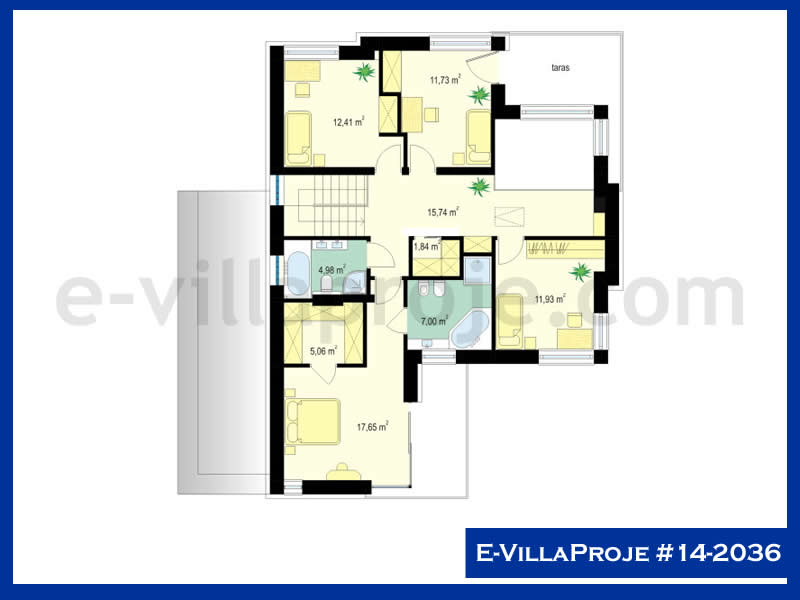 Gazbeton Çelik Ev 295 m² Dubleks (5+1) - Görsel 3