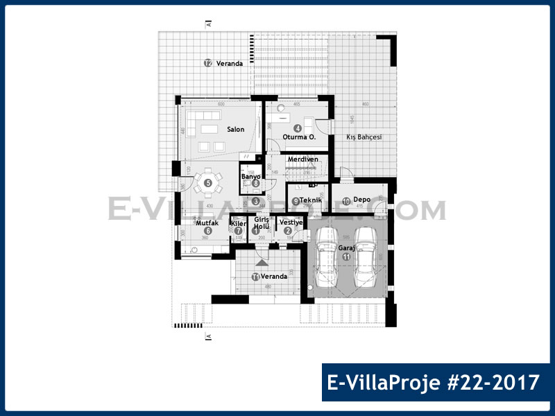 Gazbeton Çelik Ev 296 m² Dubleks (5+1) - Görsel 2