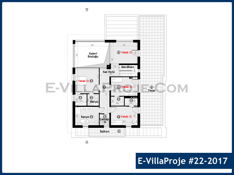 Gazbeton Çelik Ev 296 m² Dubleks (5+1) - Görsel 3