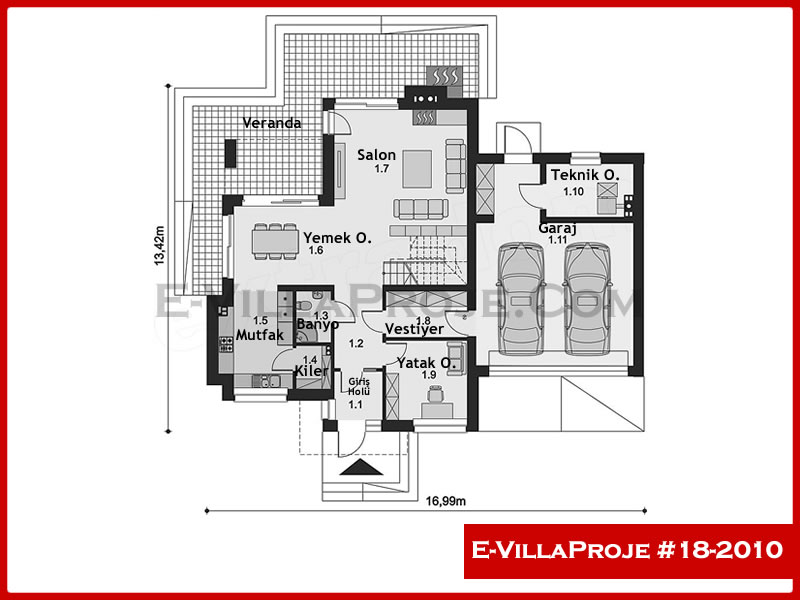 Gazbeton Çelik Ev 297 m² Dubleks (5+1) - Görsel 2