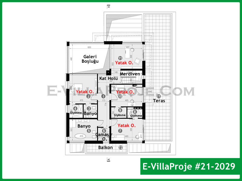 Gazbeton Çelik Ev 298 m² Dubleks (5+1) - Görsel 3