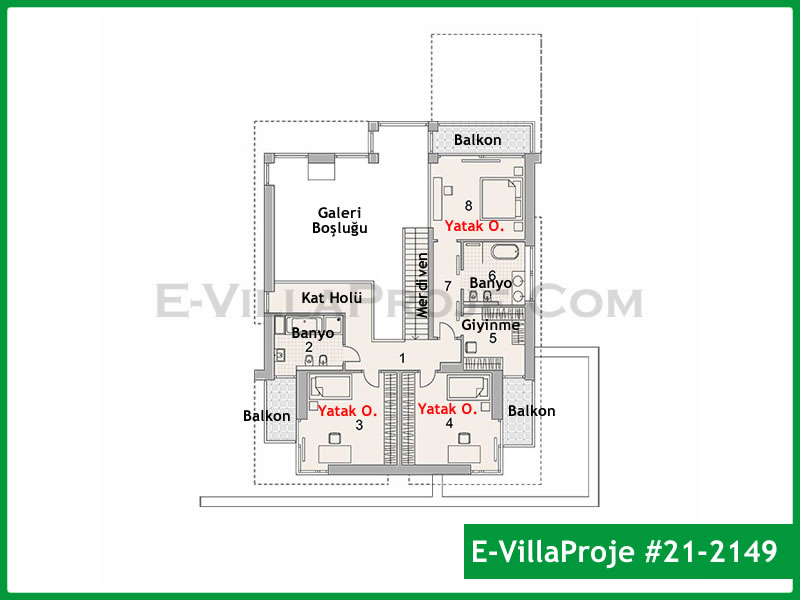 Gazbeton Çelik Ev 298 m² Dubleks (5+1) - Görsel 3