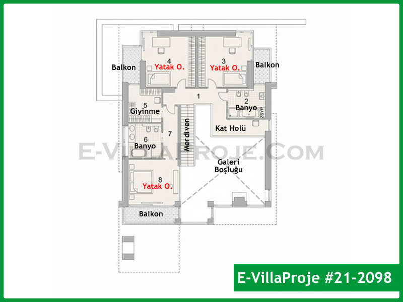 Gazbeton Çelik Ev 299 m² Dubleks (5+1) - Görsel 3