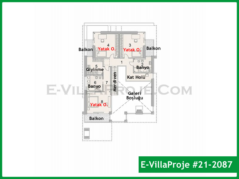 Gazbeton Çelik Ev 300 m² Dubleks (5+1) - Görsel 3