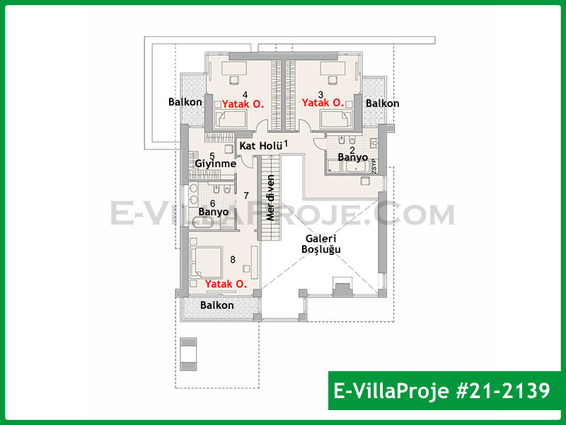Gazbeton Çelik Ev 300 m² Dubleks (5+1) - Görsel 3