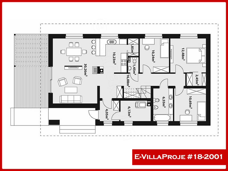 Gazbeton Çelik Ev 305 m² Dubleks (5+1) - Görsel 2