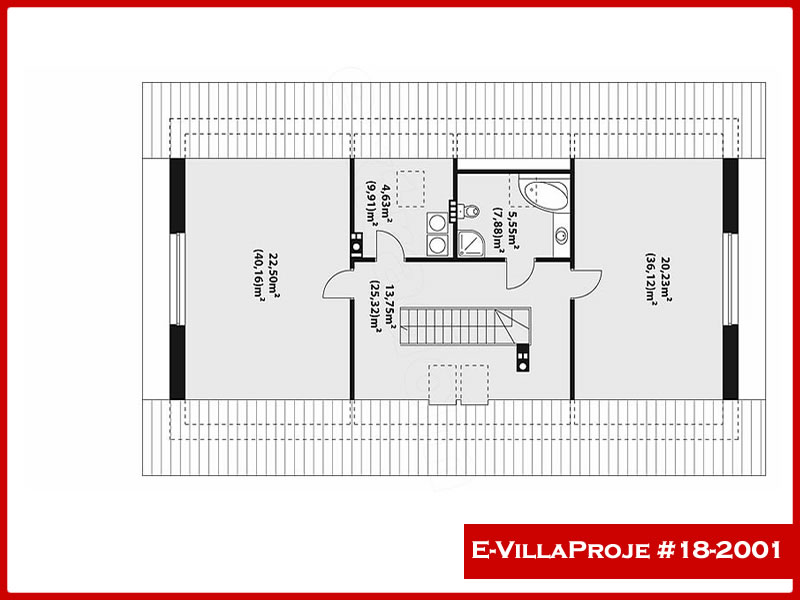 Gazbeton Çelik Ev 305 m² Dubleks (5+1) - Görsel 3