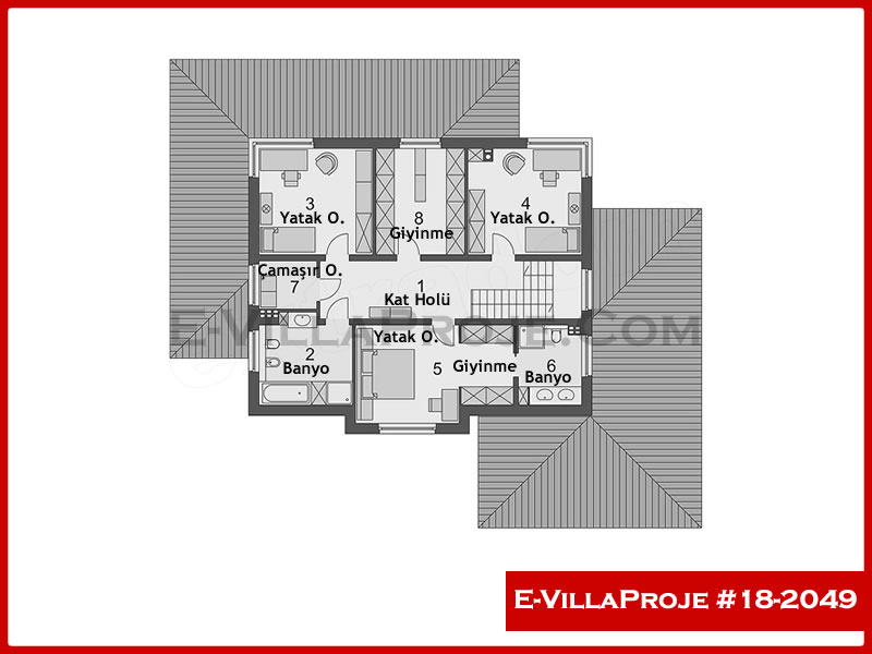 Gazbeton Çelik Ev 306 m² Dubleks (5+1) - Görsel 3