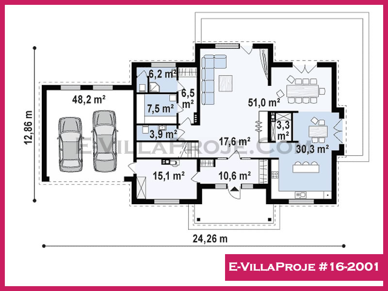Gazbeton Çelik Ev 310 m² Dubleks (5+1) - Görsel 2