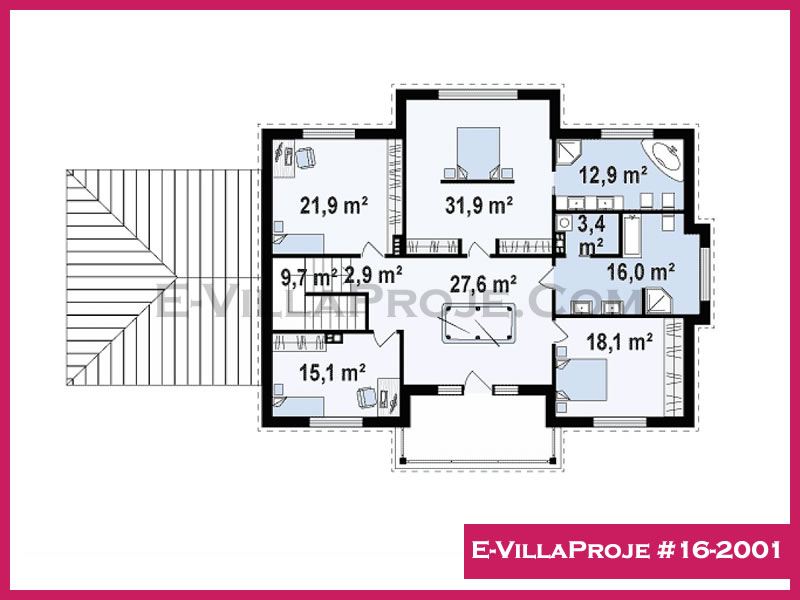 Gazbeton Çelik Ev 310 m² Dubleks (5+1) - Görsel 3