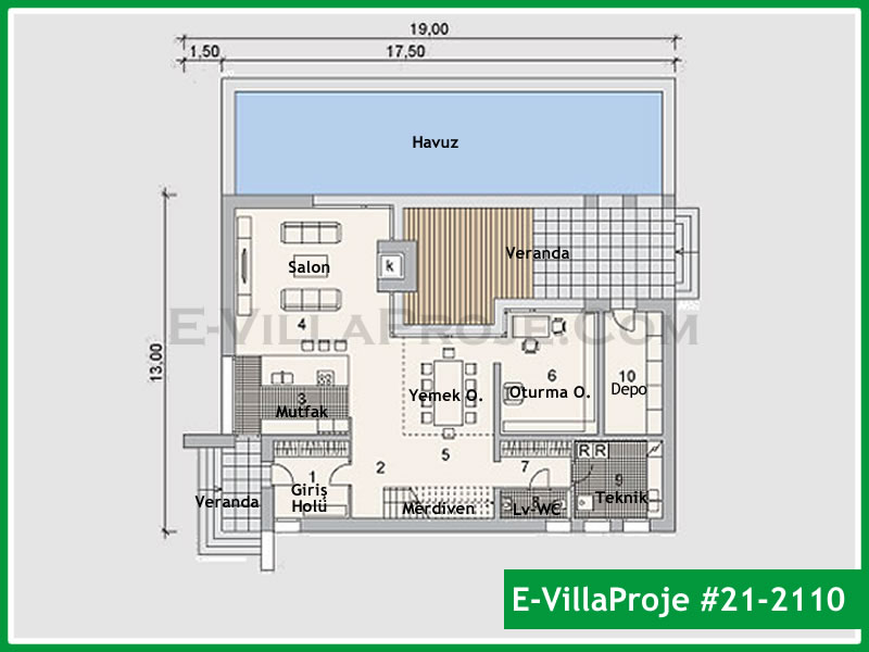 Gazbeton Çelik Ev 310 m² Dubleks (5+1) - Görsel 2