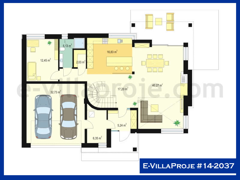 Gazbeton Çelik Ev 311 m² Dubleks (5+1) - Görsel 2